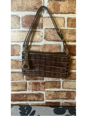 Dooney & Bourke Vtg croc shoulder bag Nile collection